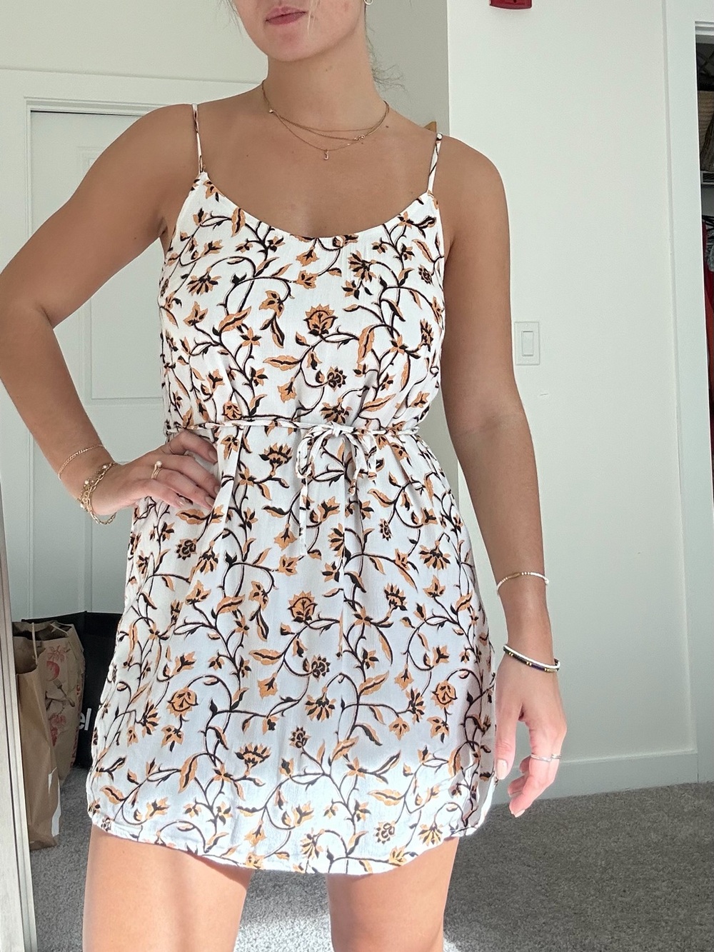 Amuse Society Floral Mini Dress